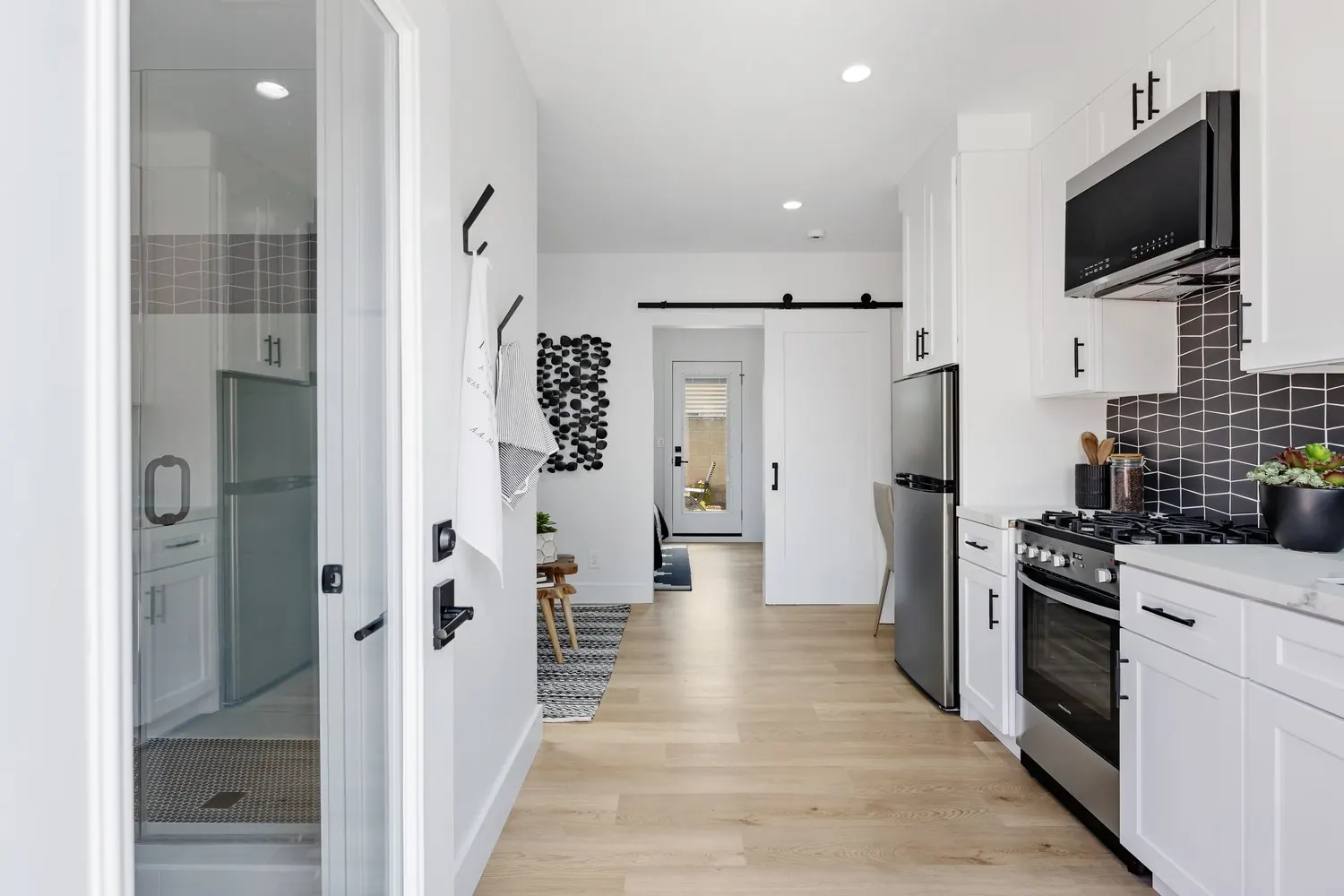 Kitchen in an ADU build